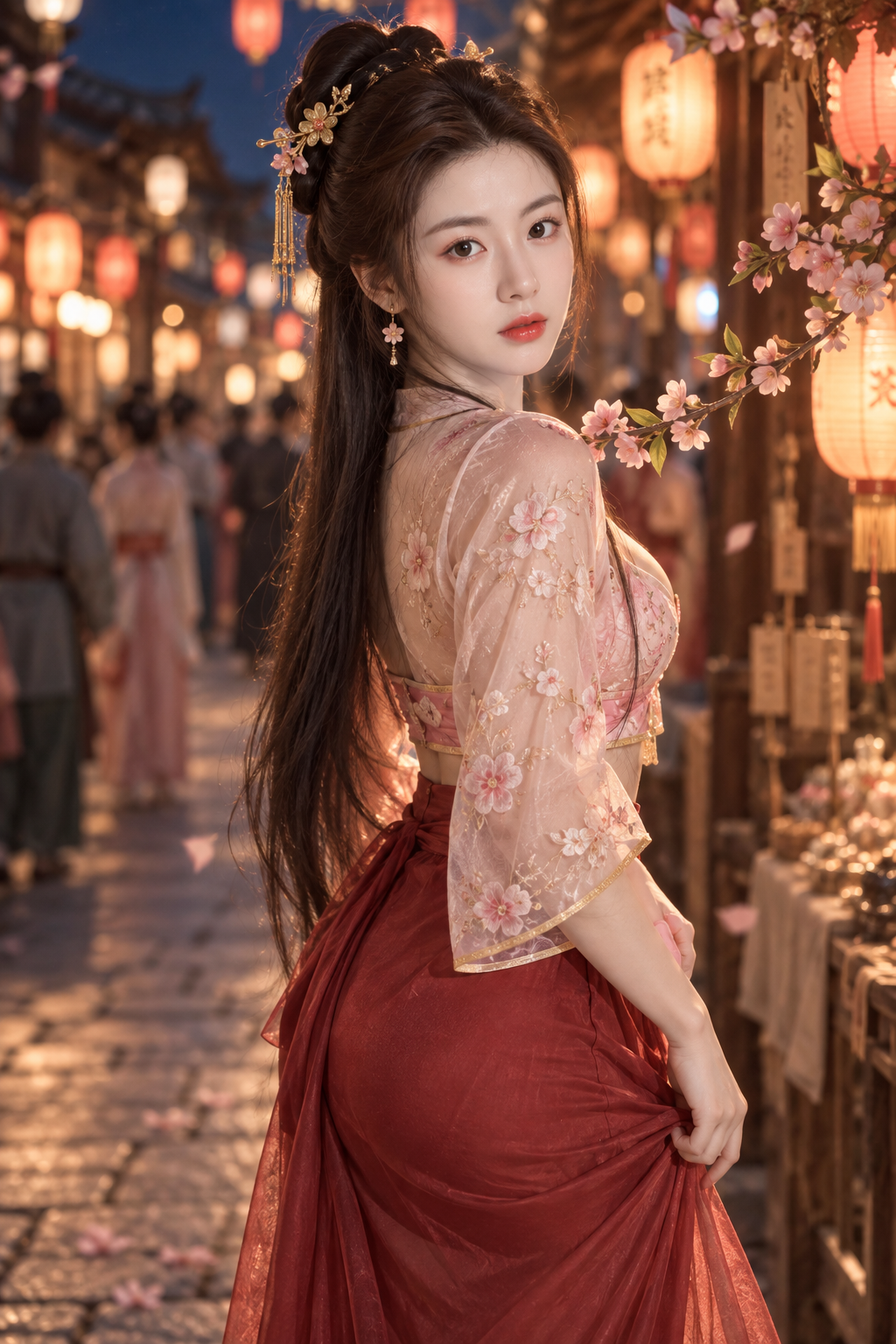 絶美宋代灯市 潘金蓮古典写真
