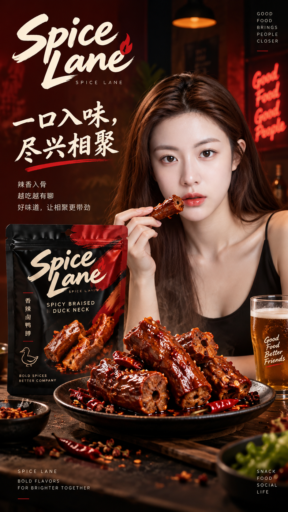 Mẫu tạo poster KV hình ảnh cho ý tưởng thương hiệu