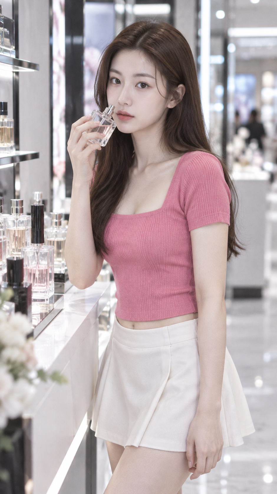 Ảnh đời thường CCD tiệm nước hoa trắng lạnh trong trẻo