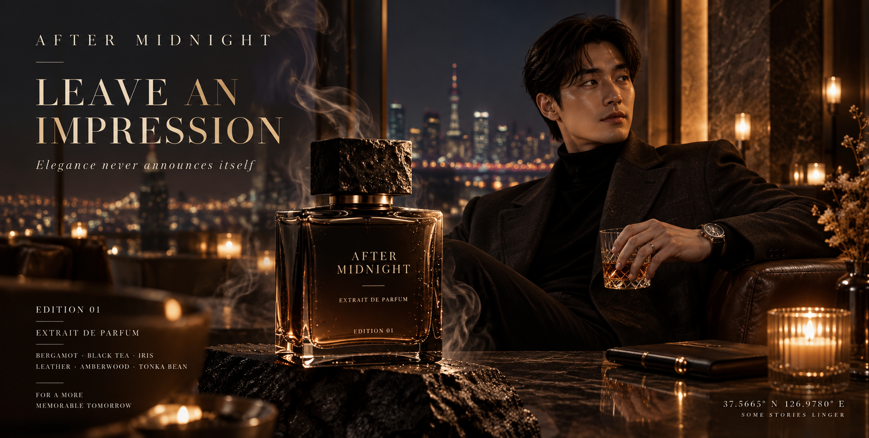 真夜中の後の最高級ラグジュアリー香水クリエイティブ
