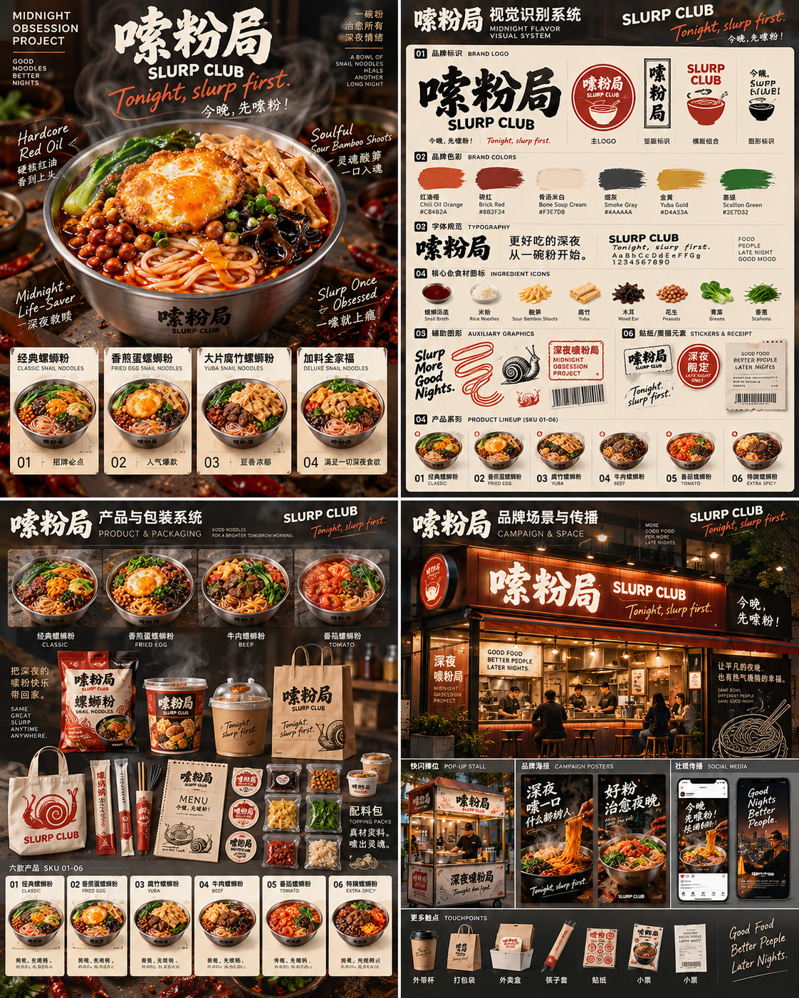 嗦粉局螺蛳粉ブランドビジュアルシステム全套提案