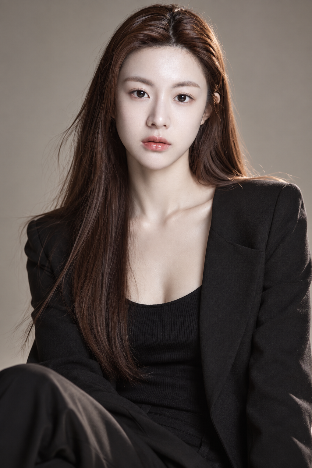 Chỉnh ảnh selfie thành chân dung studio tạp chí thời trang cao cấp
