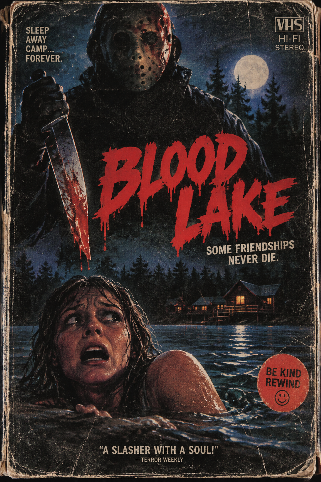 80s B-Movie Horror in Retro VHS Style