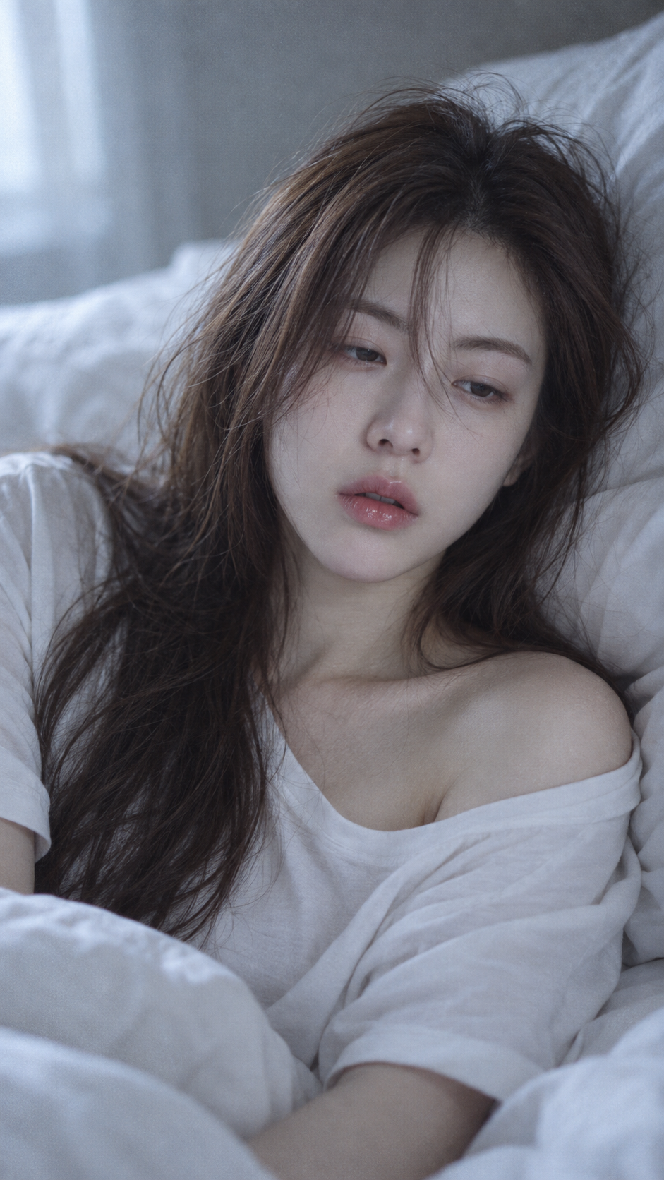 Chân dung phụ nữ Nhật lười biếng nửa tỉnh nửa mơ buổi sáng