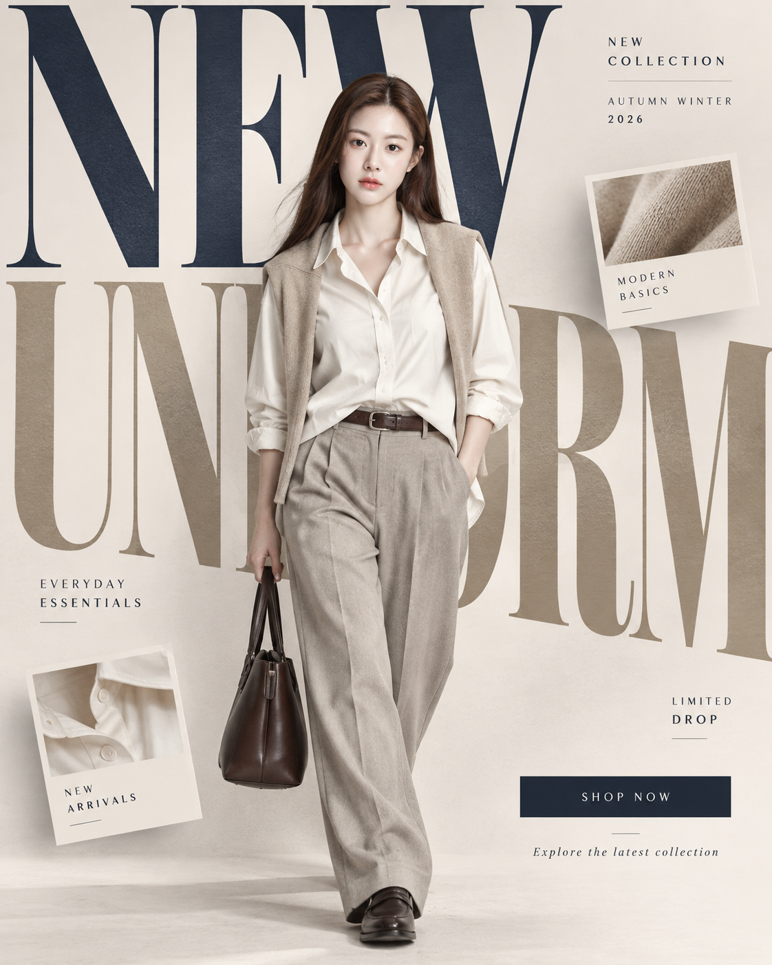 NEW UNIFORM Modern Lifestyle Fashion Poster