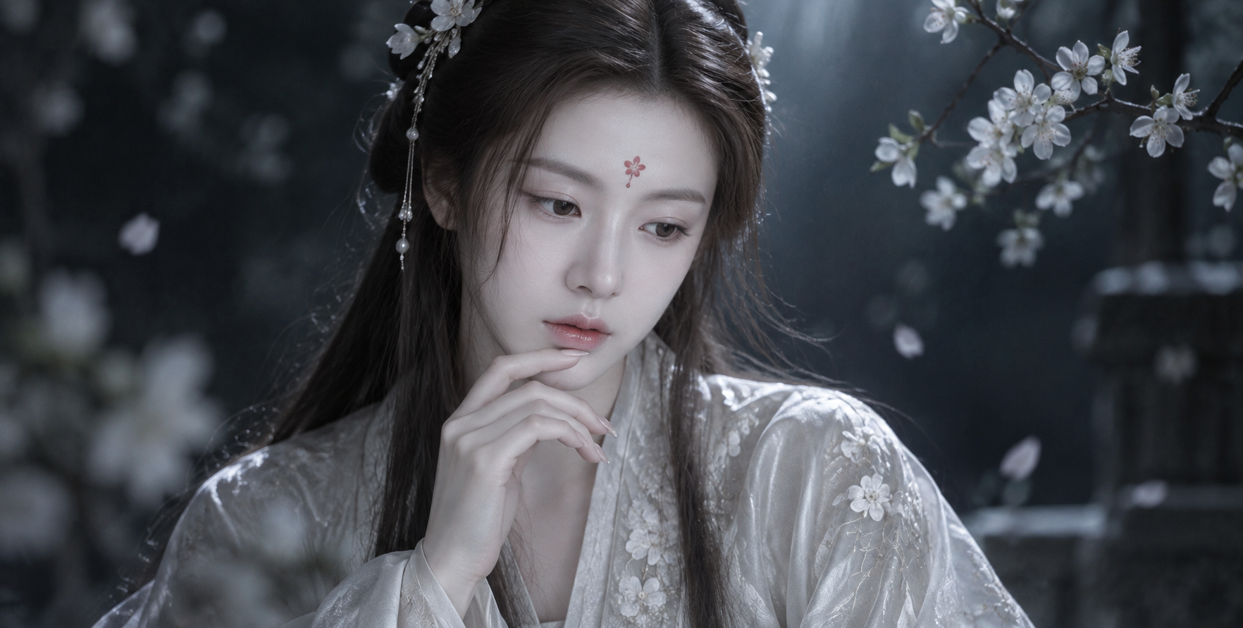 中国風リアル肖像 古典的ソフトフォーカス映画美学