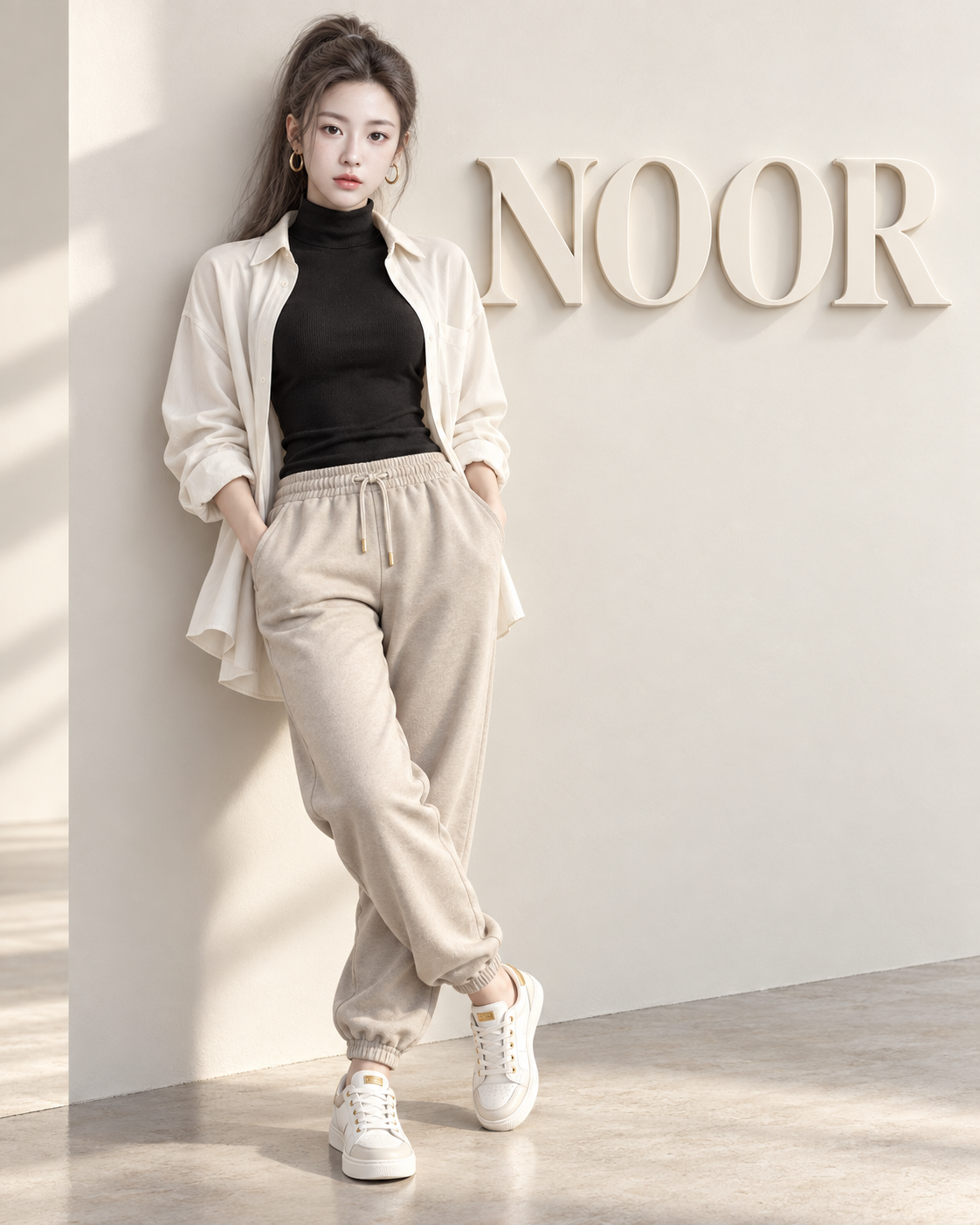 Poster thời trang 3D cao cấp của phụ nữ trưởng thành