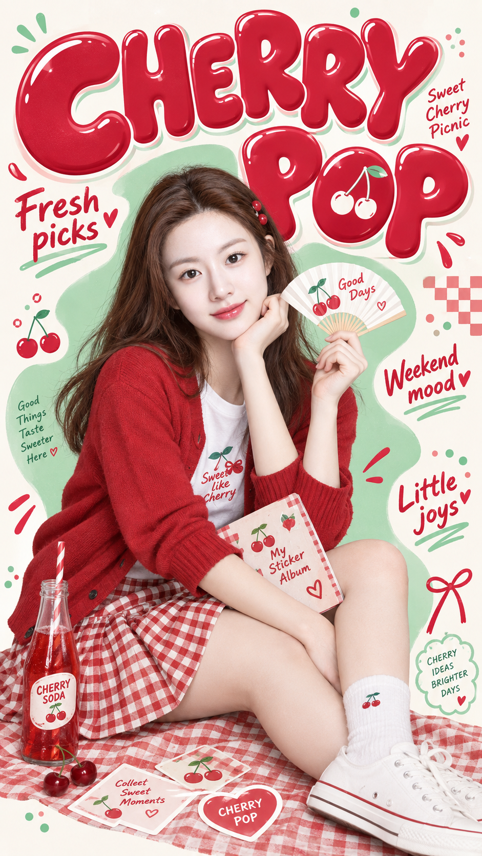 Sweet and Playful Youth Magazine Cover Design