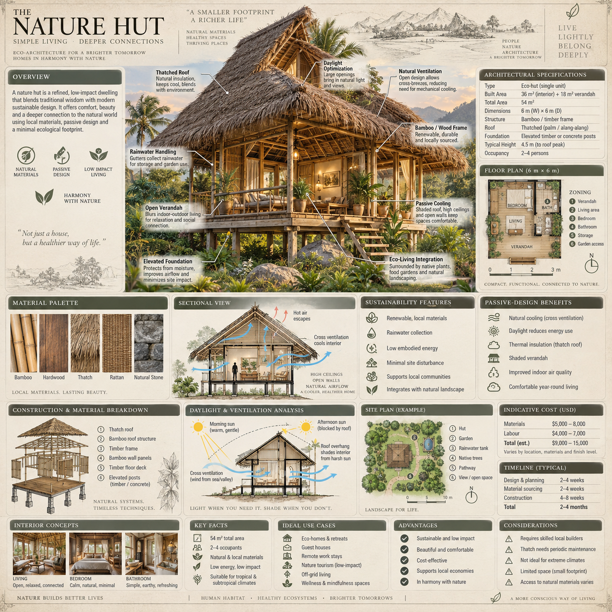 Référence architecturale de chalet écologique de luxe