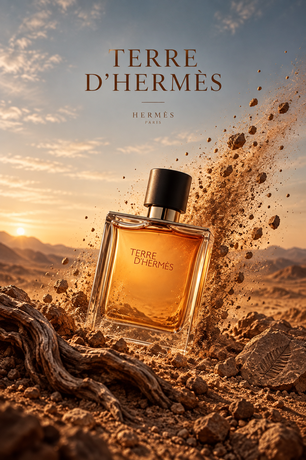 Terre d'Hermès : Affiche parfum du désert