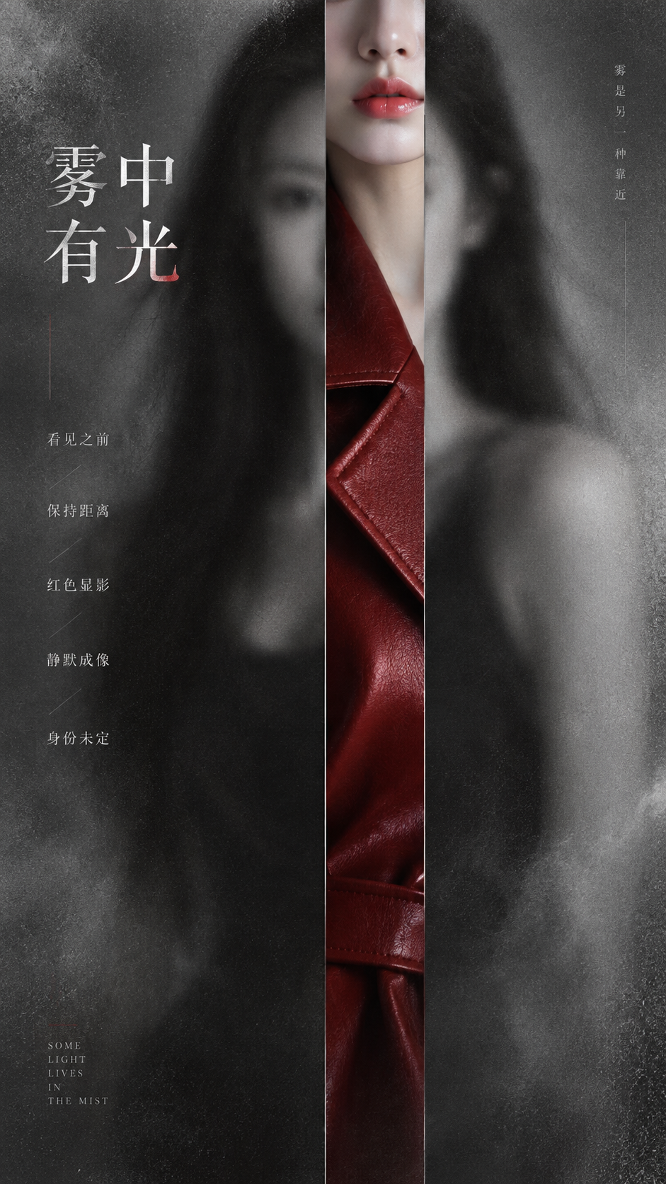 Cinematic Mysterious Fashion Woman Identity Poster