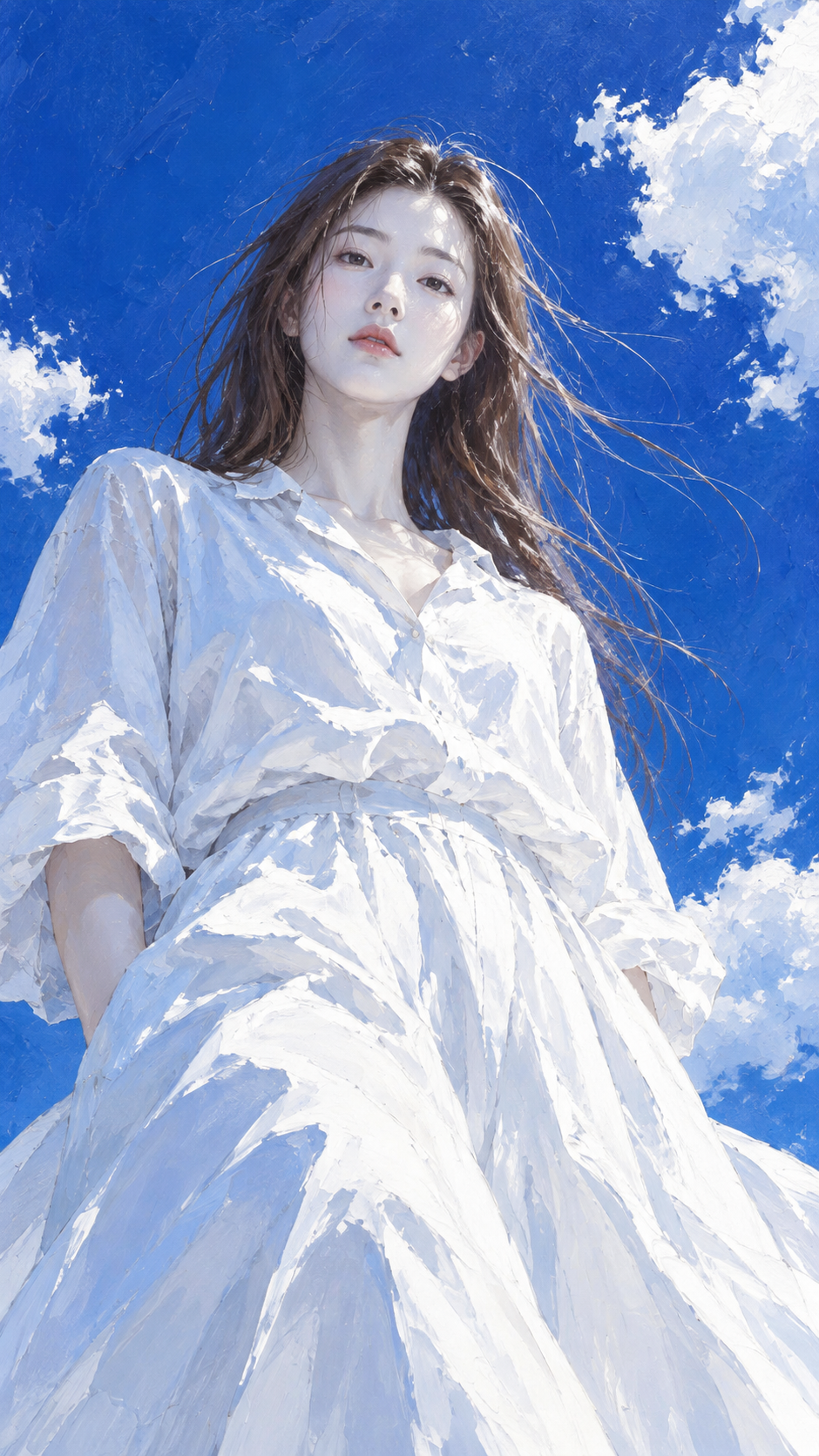 和風クールサマー半写実イラスト