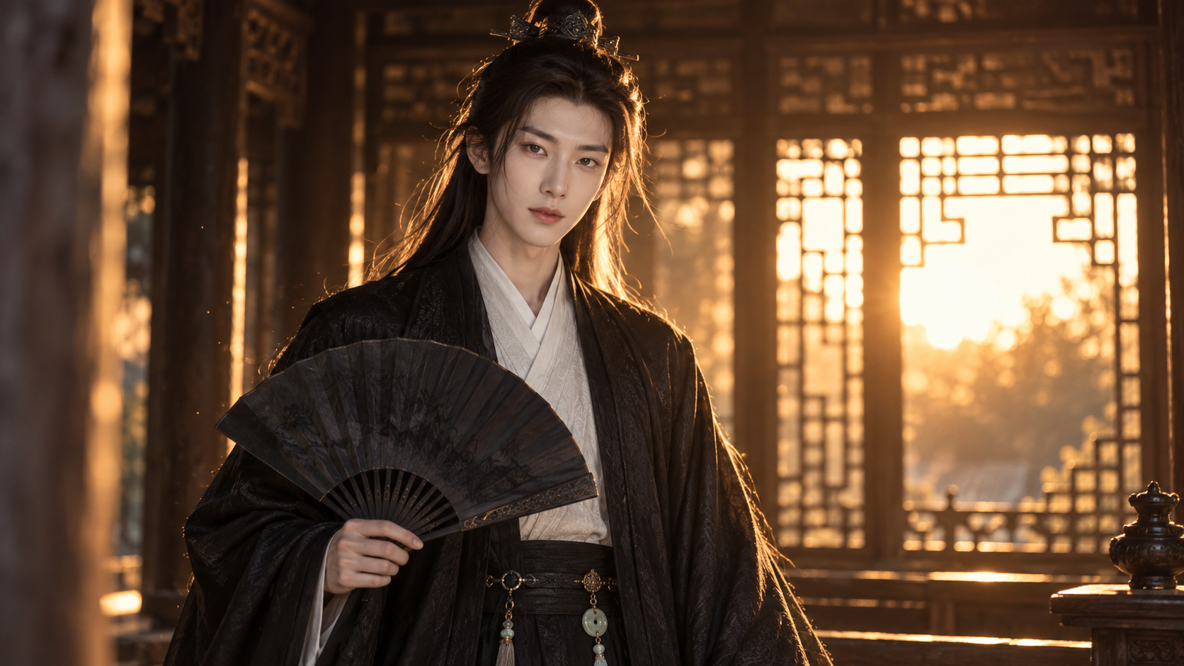 Cinematic Chinese Wuxia Nobleman Photography