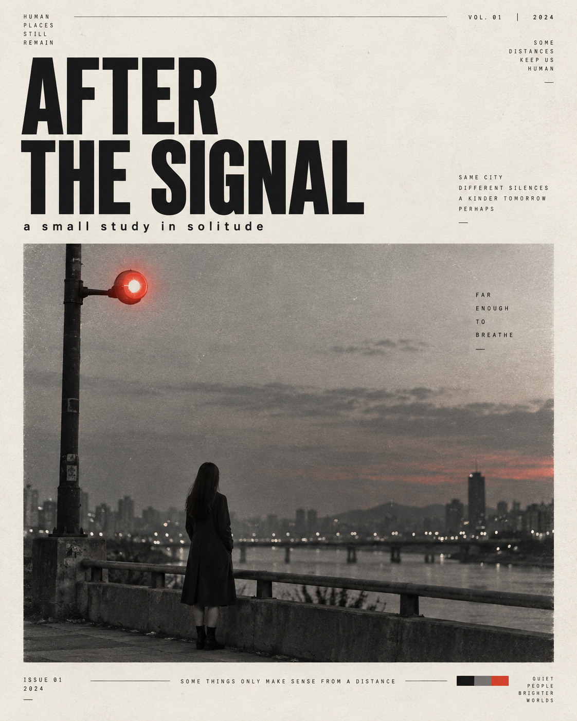 Minimalist Cinematic Editorial Style Poster