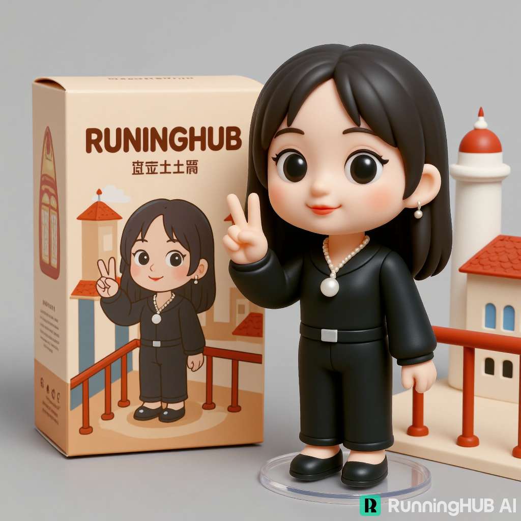 Cartoon 3D blind box figurine toy decoration