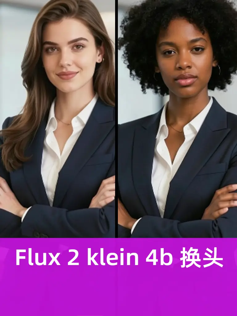 Flux 2 klein 4b 换头工作流