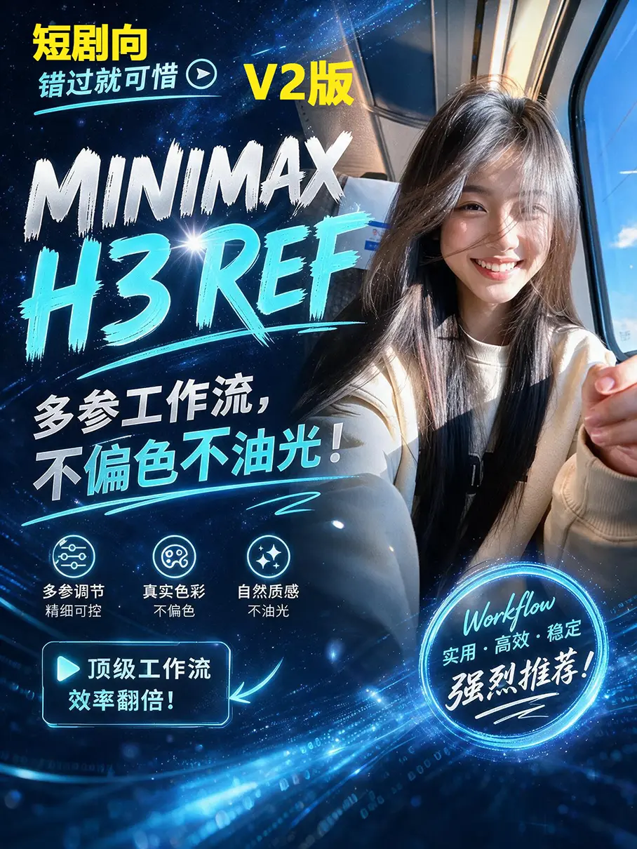 Minimax H3 ref 顶级多参 v2 短剧向