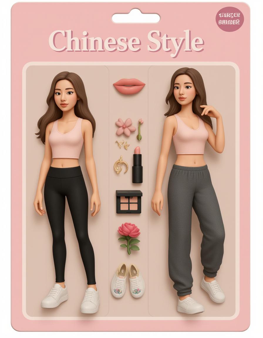 卡通3D手办玩具摆件