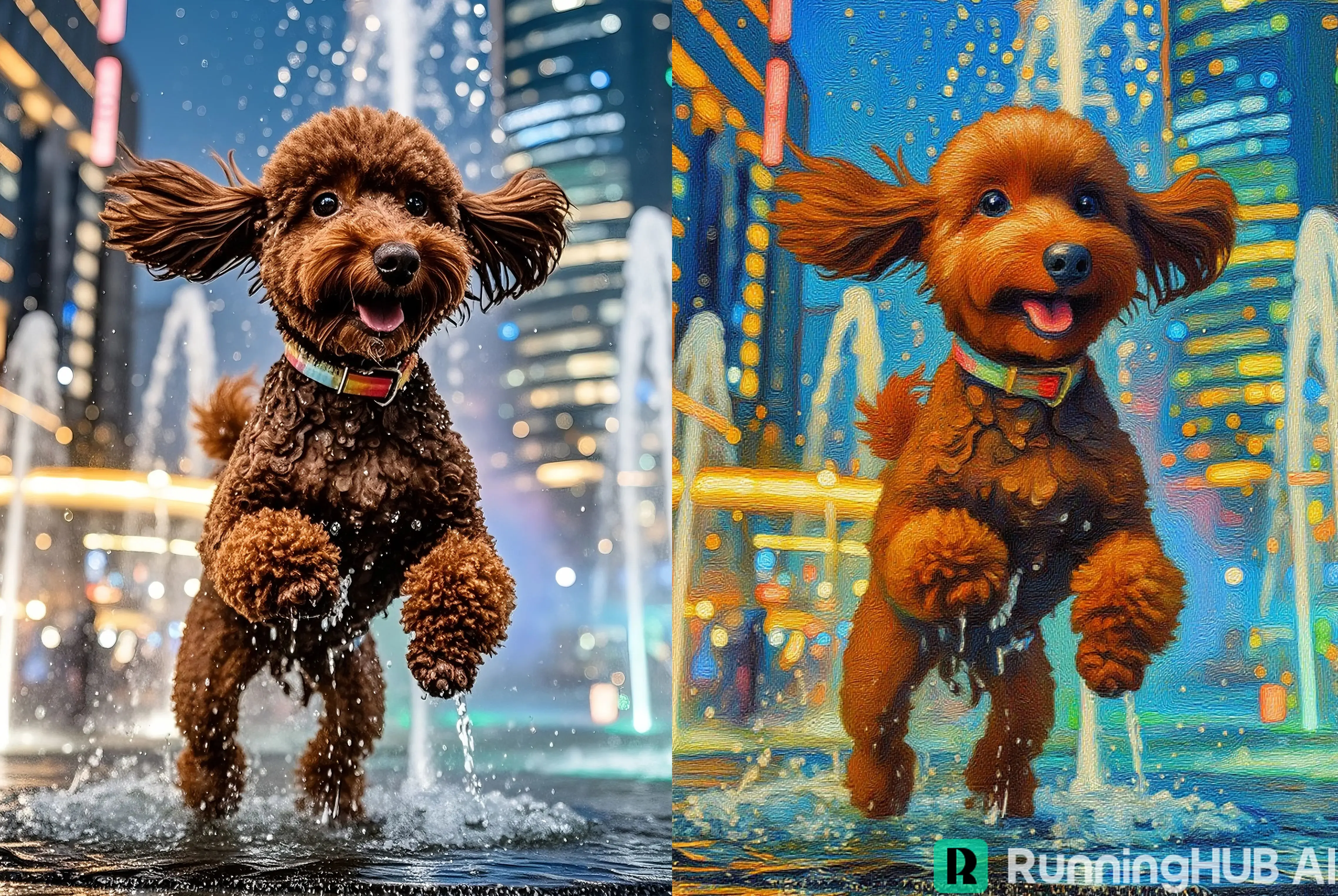 kontext series: oil painting style