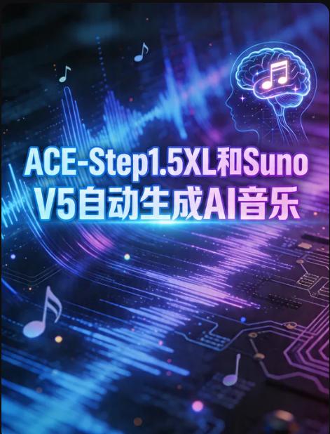ACE-Step1.5XL和Suno V5 手搓AI音乐自动生成AI音乐工作流