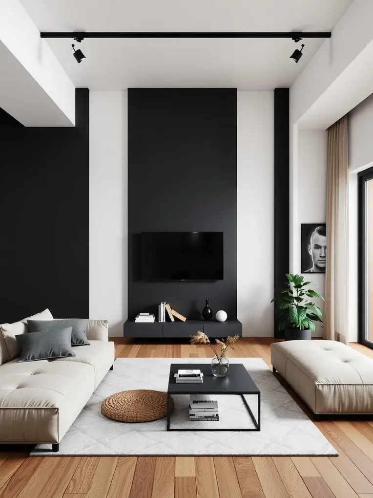 室内设计 装修风格-现代风 客厅_极致的软装风格