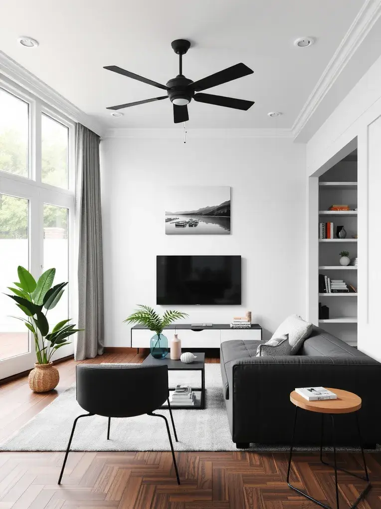 室内设计 装修风格-现代风 客厅_极致的软装风格