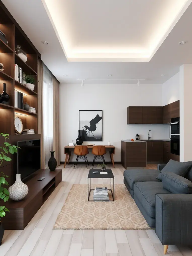 室内设计 装修风格-现代风 客厅_极致的软装风格