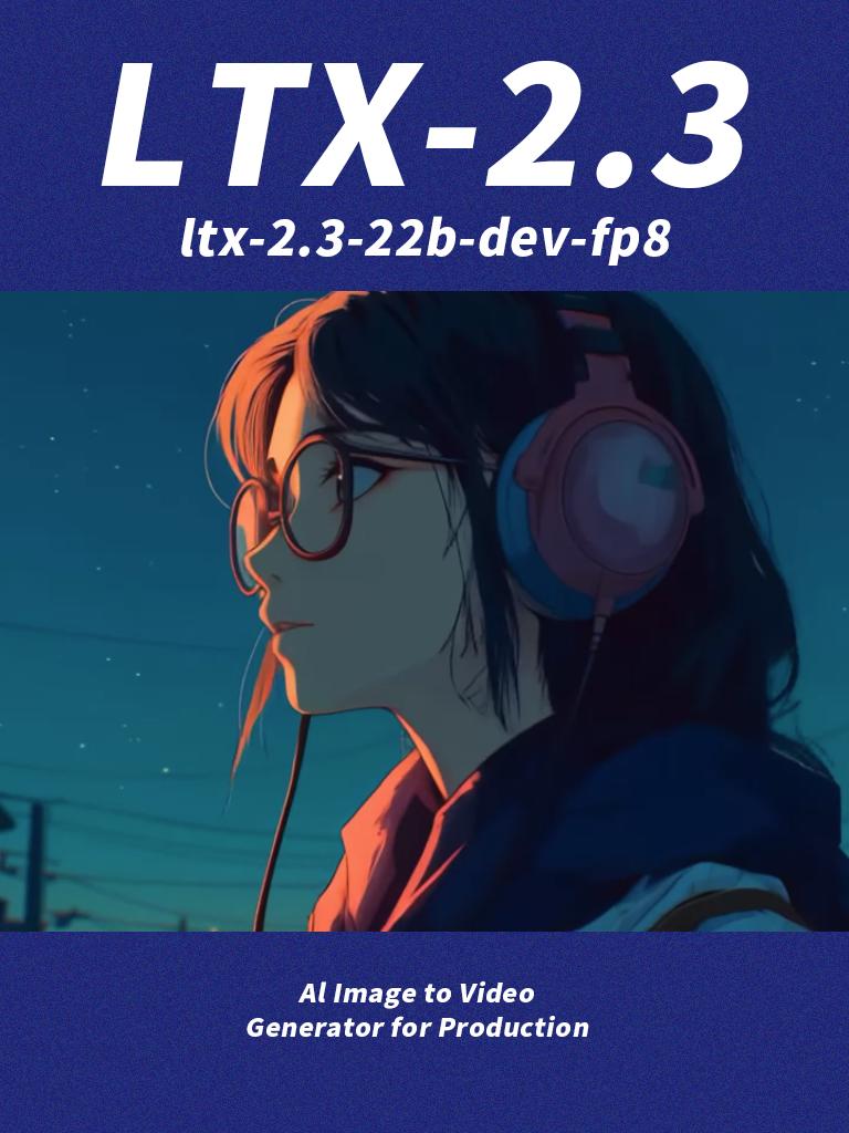 ltx-2.3-22b-dev-fp8-Lightricks-官方版