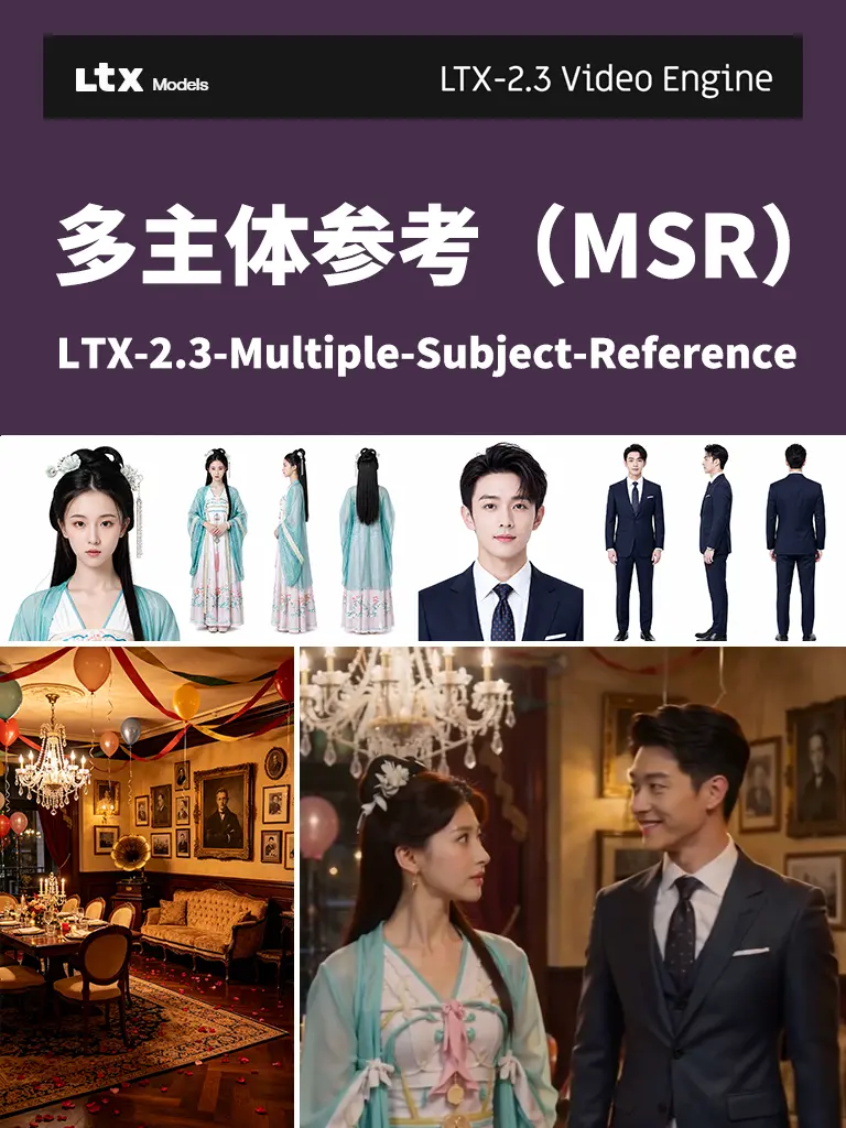 LTX-2.3-MSR-多主体参考视频生成