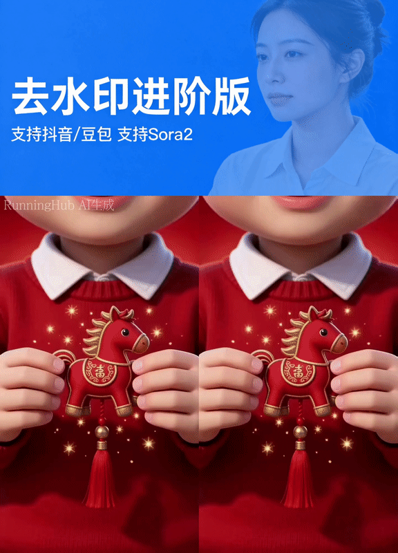 去水印-视频去水印-进阶版-支持抖音/豆包水印-支持全能视频S动态水印