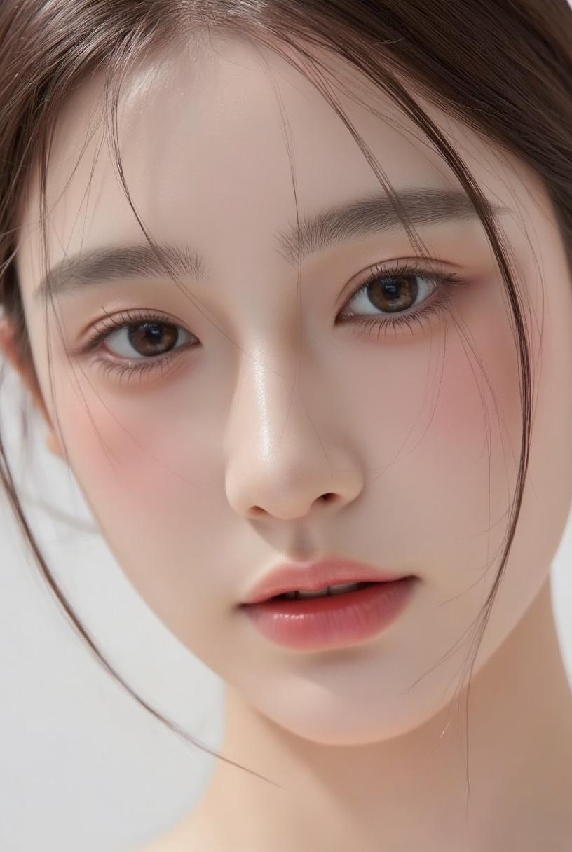 混血美女【高颜值脸模】