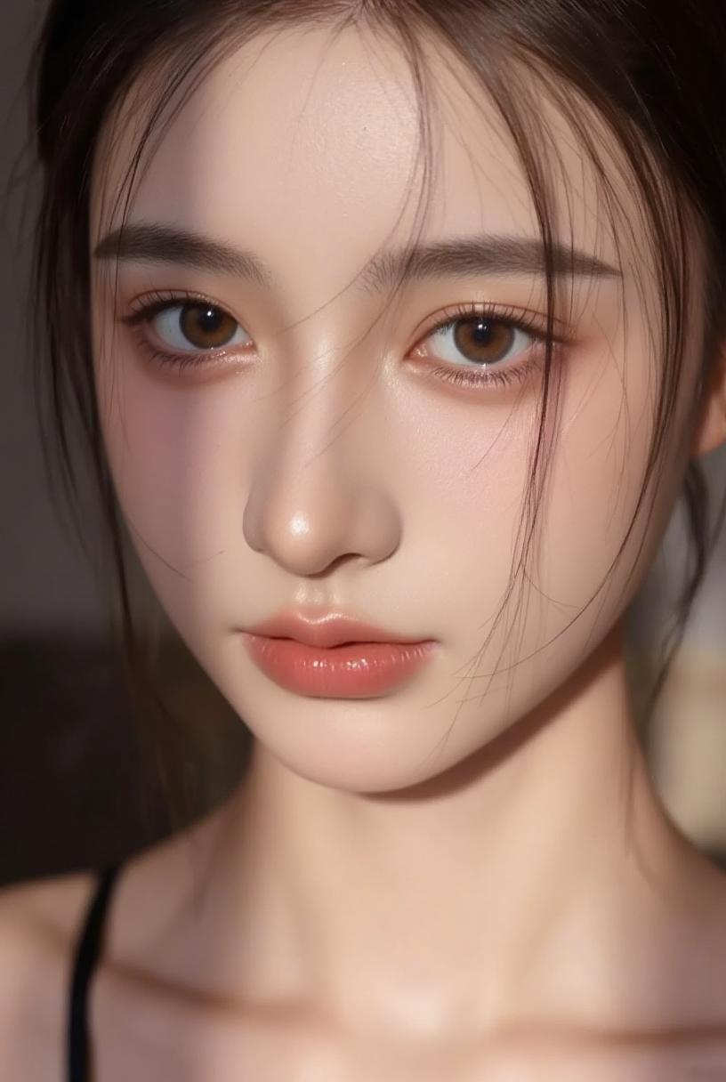 混血美女【高颜值脸模】