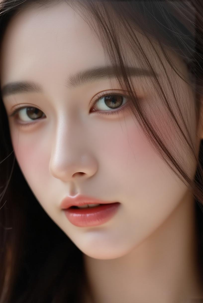 混血美女【高颜值脸模】