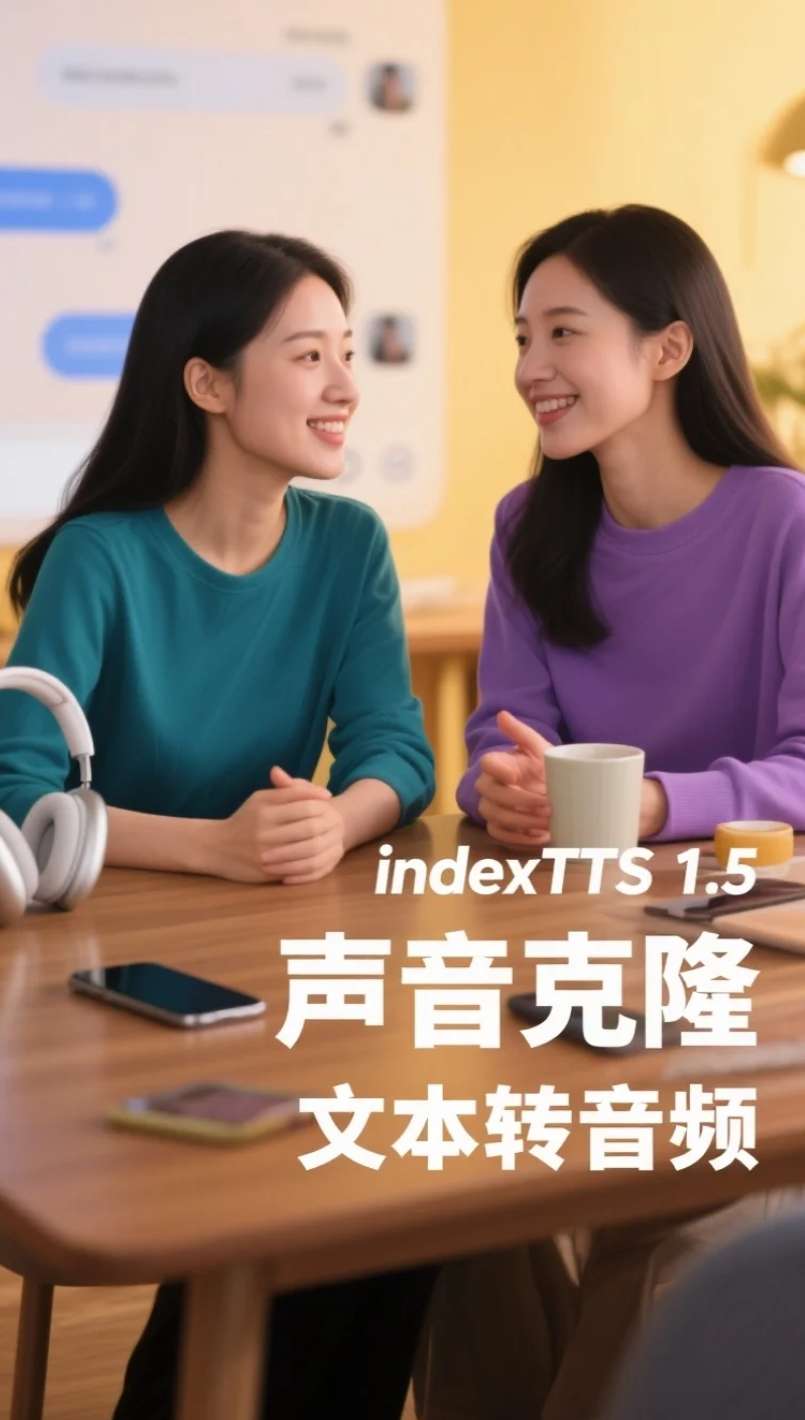超快的indexTTS 1.5 声音克隆文本转音频