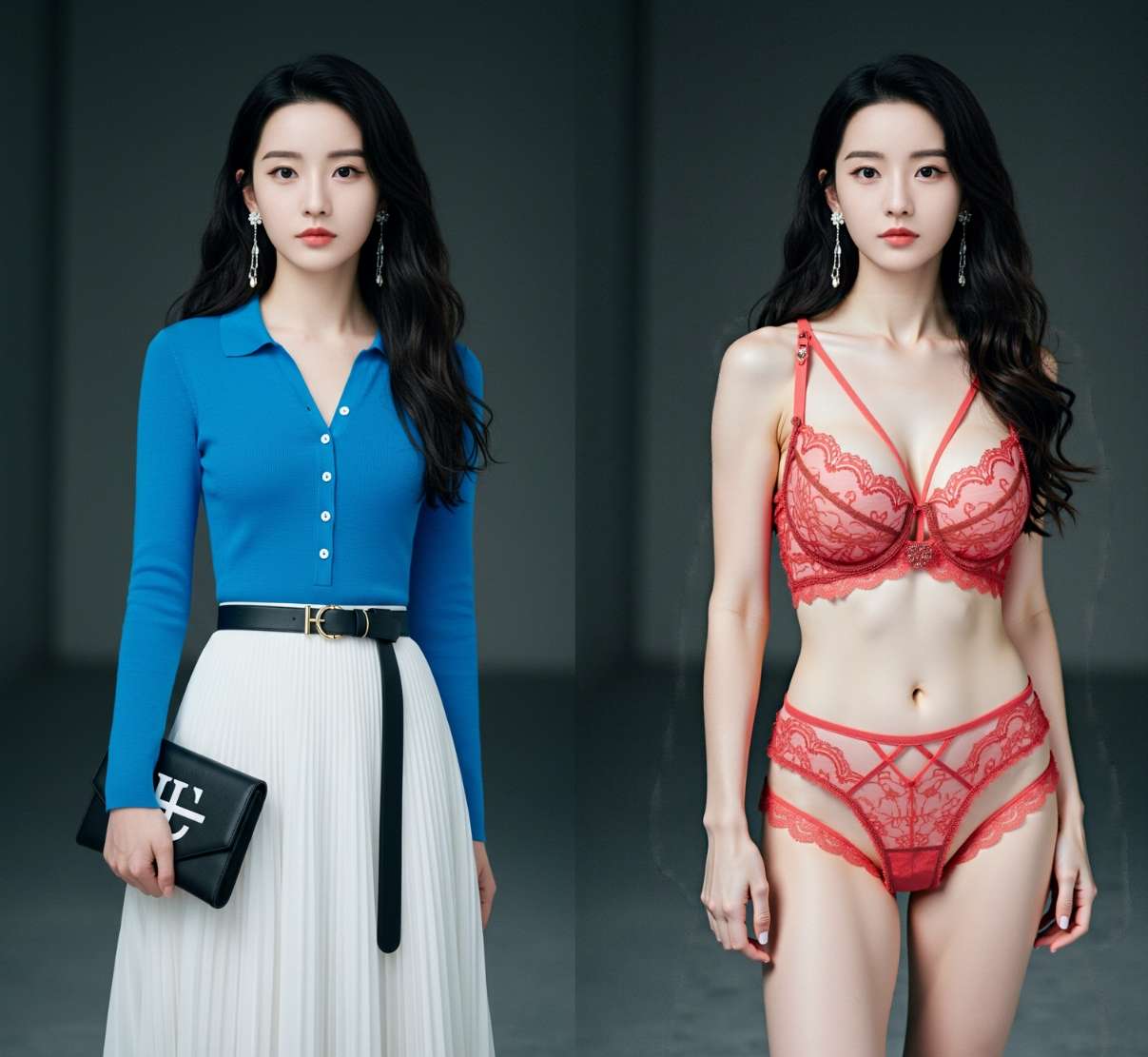 换衣服+视频展示(外套、内衣全部都能换)