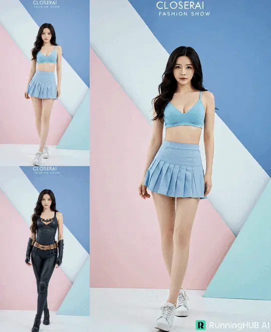 超强!自动换装+变身视频生成