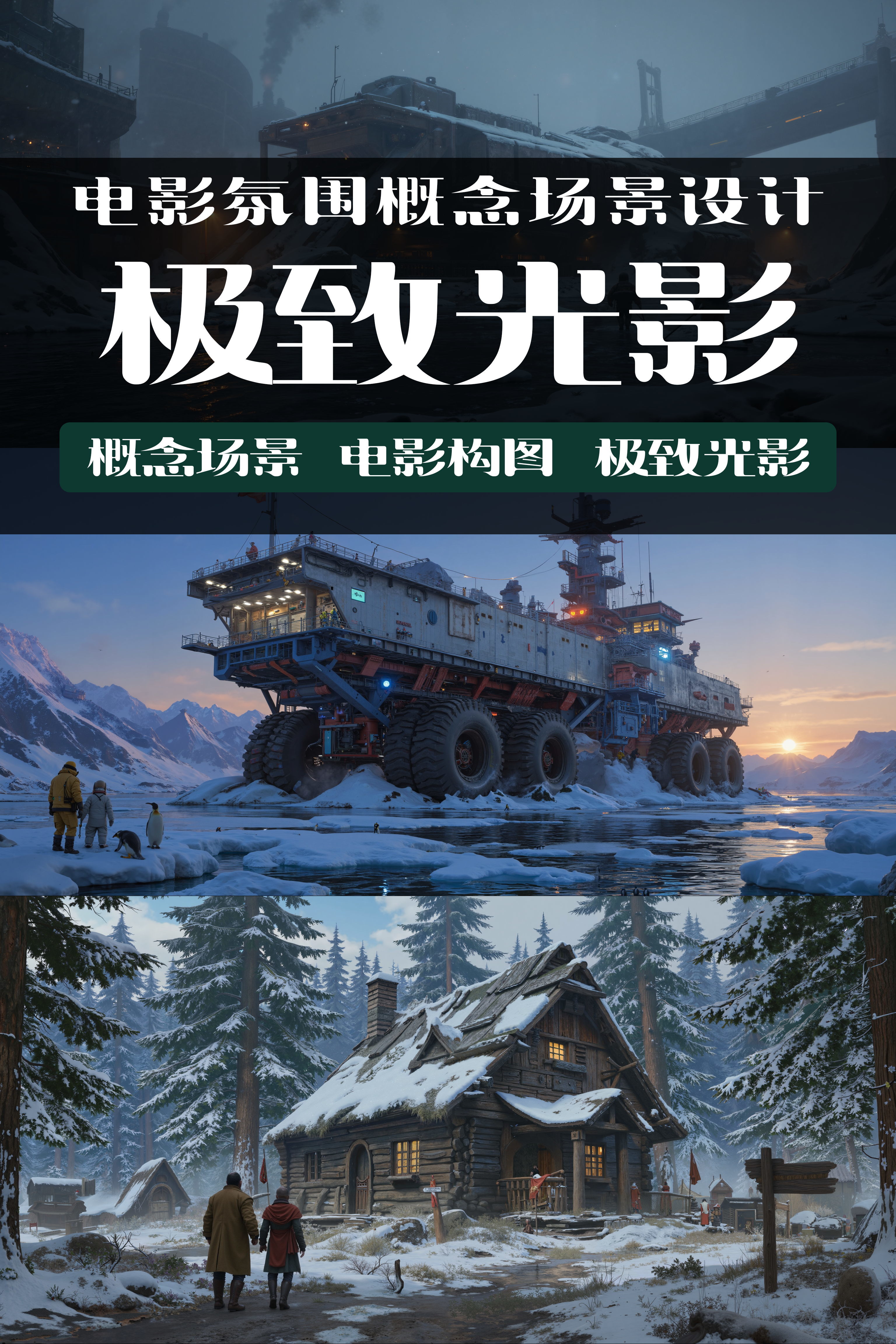 极致光影-电影氛围概念场景设计