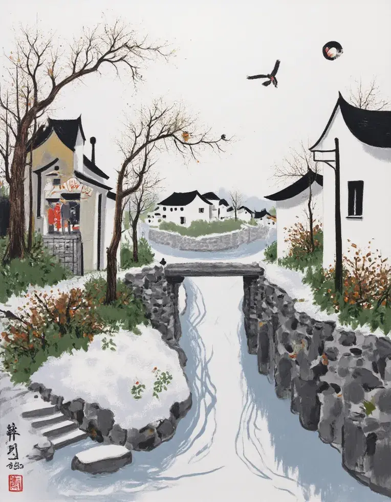 FLUX.吴冠中水乡风CNGHWCS