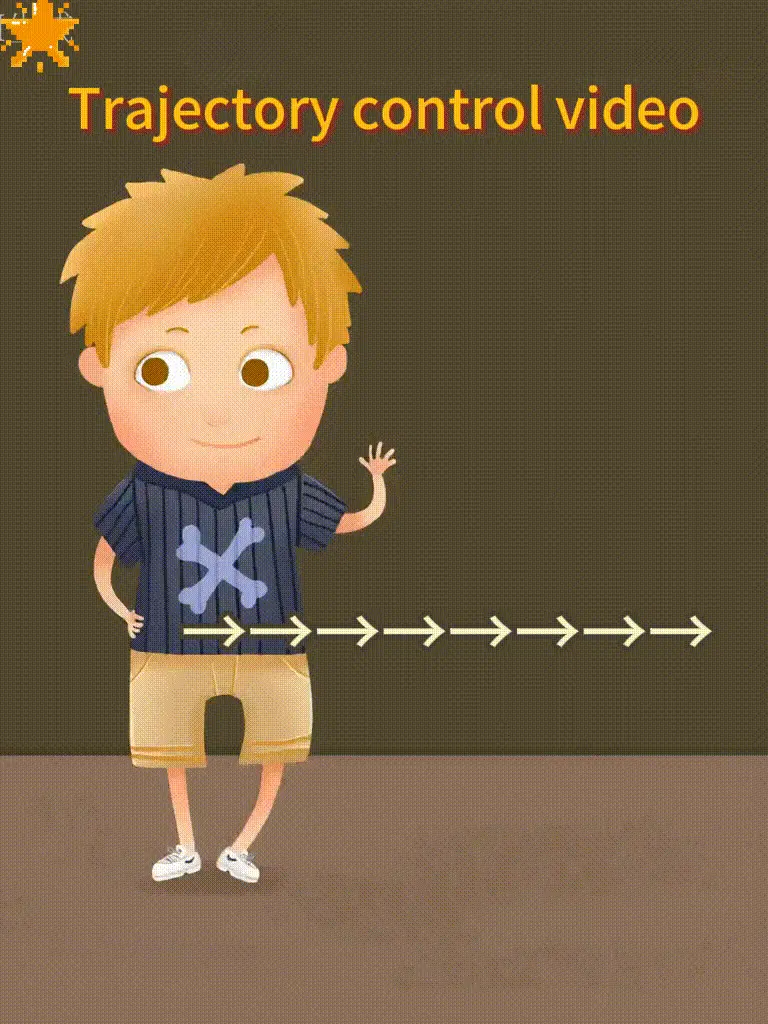 TTM trajectory control video (no additional tools required)