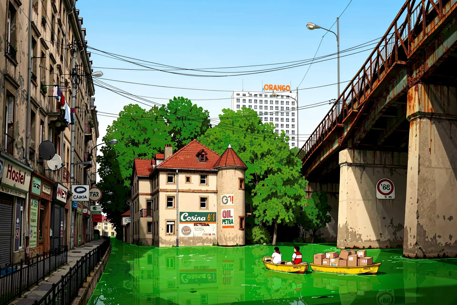 Qwen Image 2512 clear illustration style text-to-image SeedVR2 upscaling V1