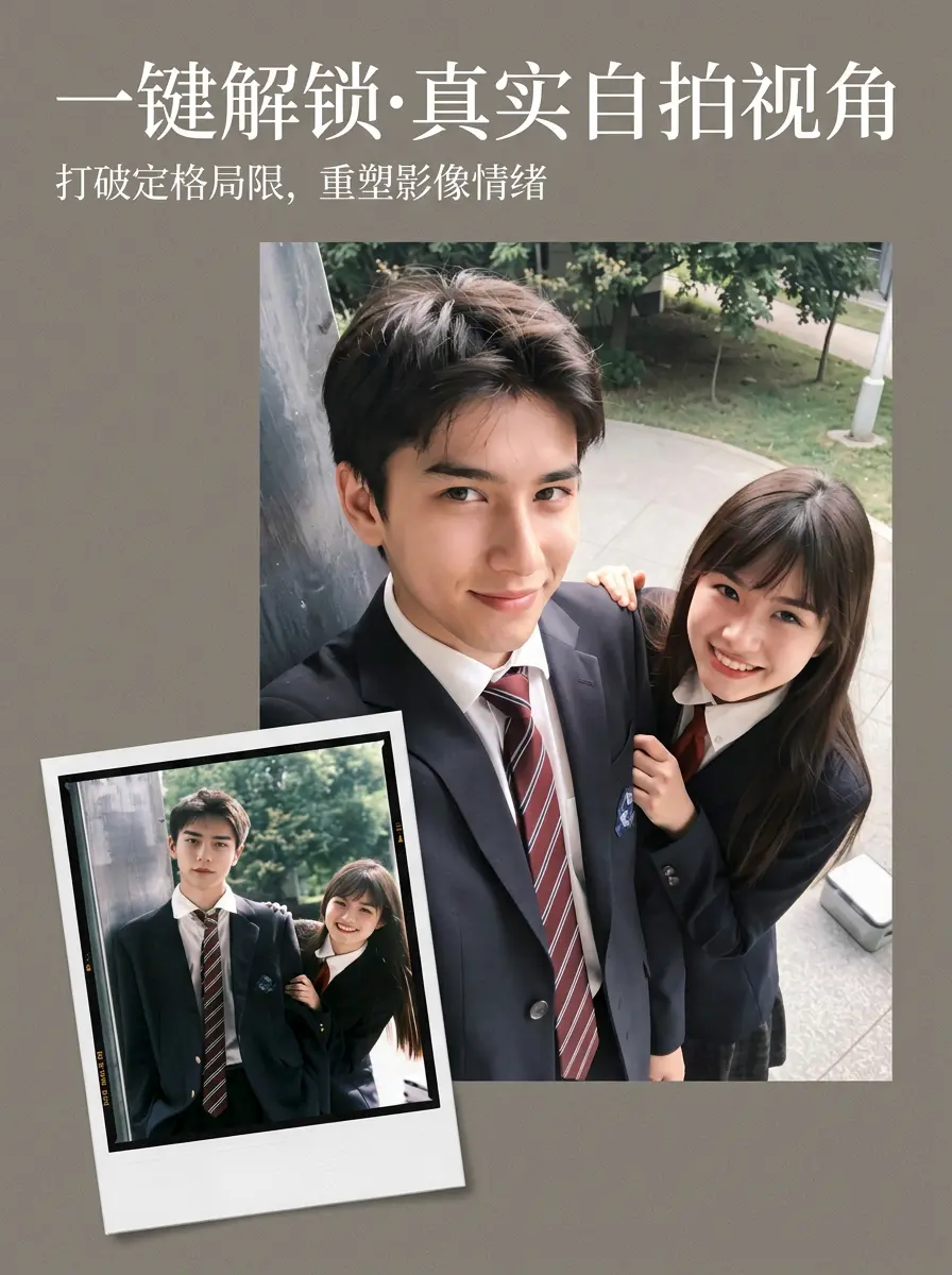 任意图片转“手持自拍”