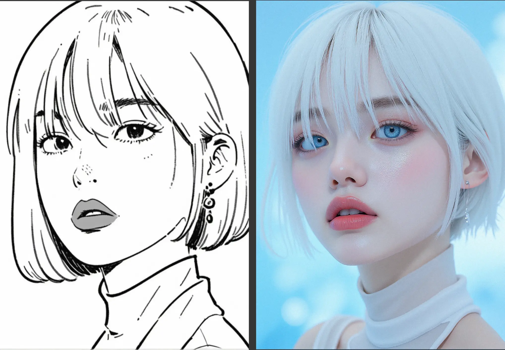 线绘风格 Turn your photo to line drawing style! - RunningHub ComfyUI Workflow