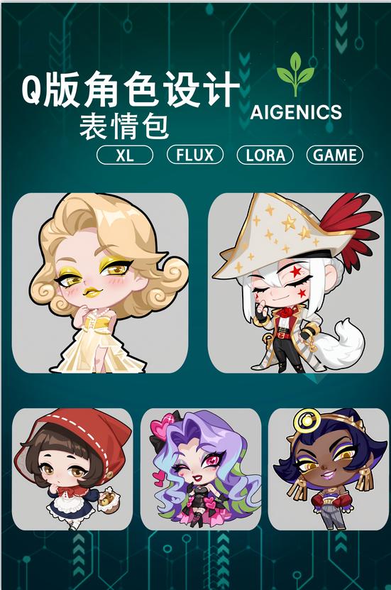 llustriousQ版角色设计