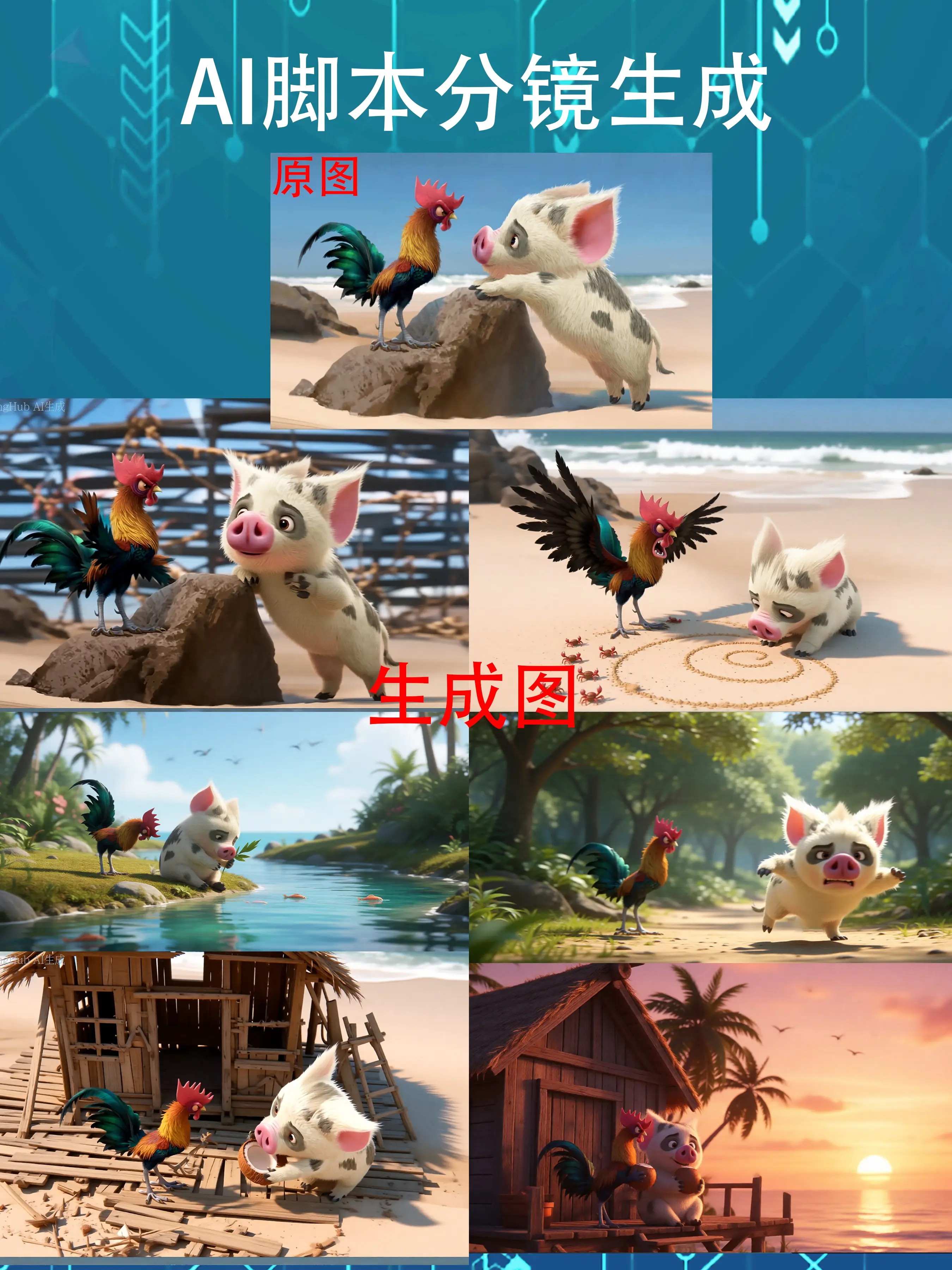 AI script storyboard generation