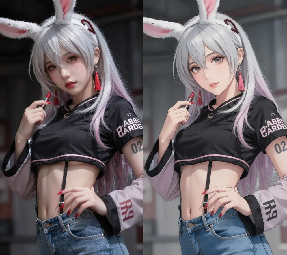 QwenEdit 2511 Real person to anime