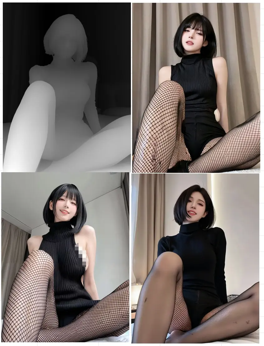 什么姿势都可以哦?Flux+depth文/图生图TTP超清放大