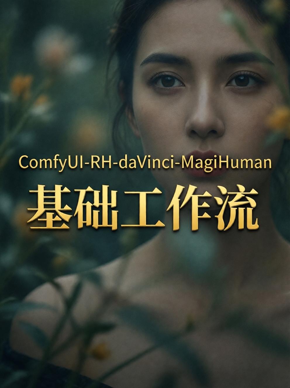 ComfyUI-RH-daVinci-MagiHuman 基础工作流