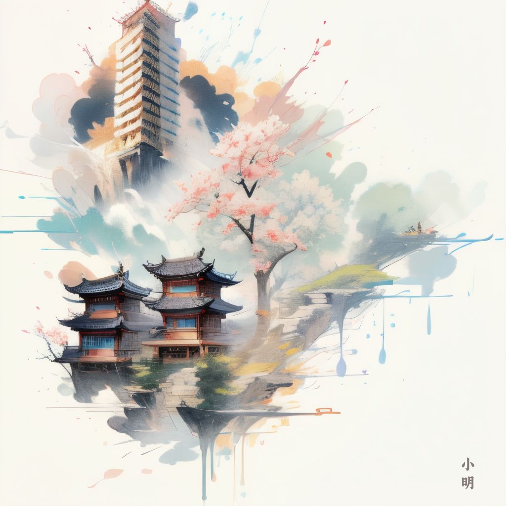 SD1.5-灵动水彩_v1.0.safetensors
