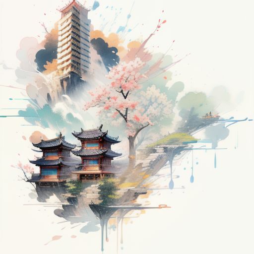SD1.5-灵动水彩_v1.0.safetensors