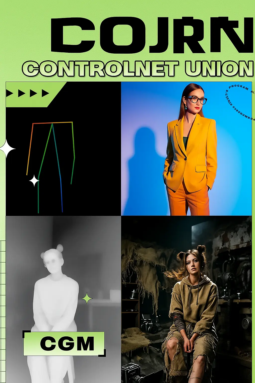 CG fans Qwen Controlnet Union workflow
